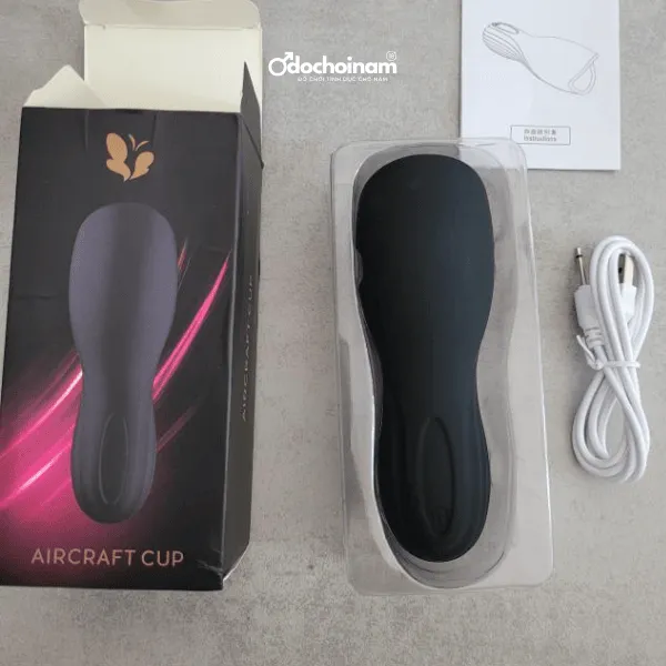 Cốc Rung Thần Kỳ, rung 10 chế độ kích thích dương vật cho nam  -  [Quà tặng: Gel bôi trơn 200ml] 