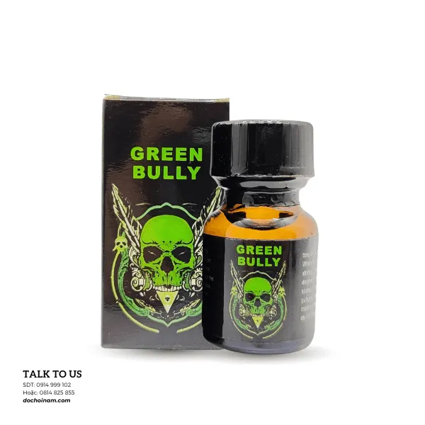 Green Bully Popper 10ml  – Popper Lên Nhanh, Cảm Giác Rõ, Trải Nghiệm Mạnh Mẽ