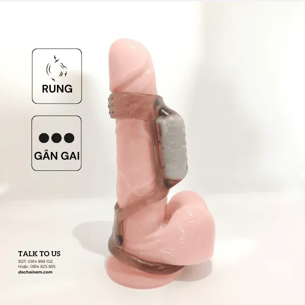 Bao Đôn Rung Silicone Mềm Mại – Hỗ Trợ Nam Giới & Tăng Khoái Cảm