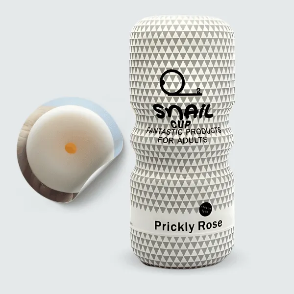 Cốc thủ dâm Snail Cup Prickly Rose cầm tay cho nam -   Phiên bản lỗ hậu môn [Quà tặng: Gel bôi trơn 200ml] 