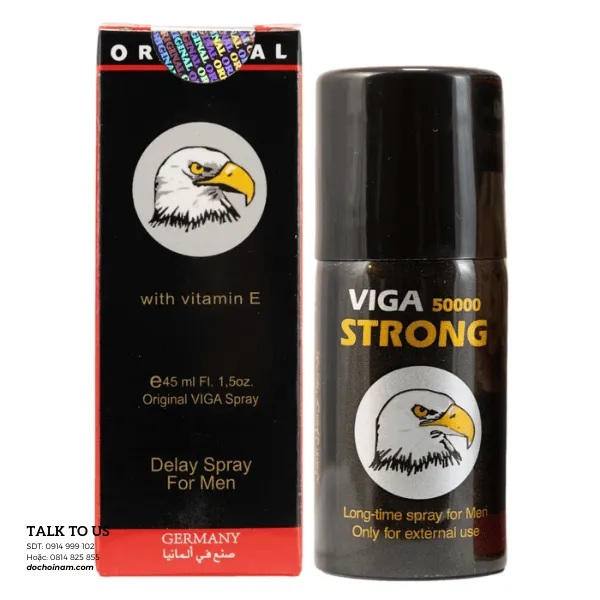 Chai xịt lâu xuất tinh VIGA 50000 – Giải pháp kéo dài cuộc yêu cho nam giới