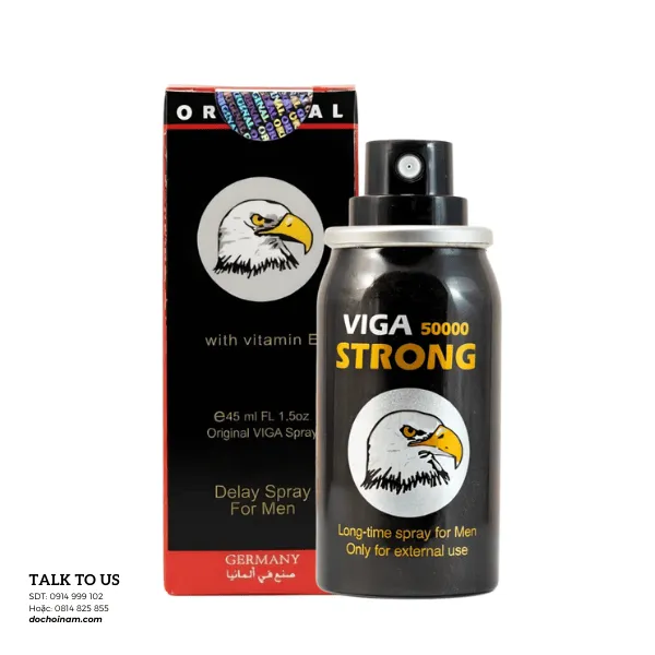 Chai xịt lâu xuất tinh VIGA 50000 – Giải pháp kéo dài cuộc yêu cho nam giới