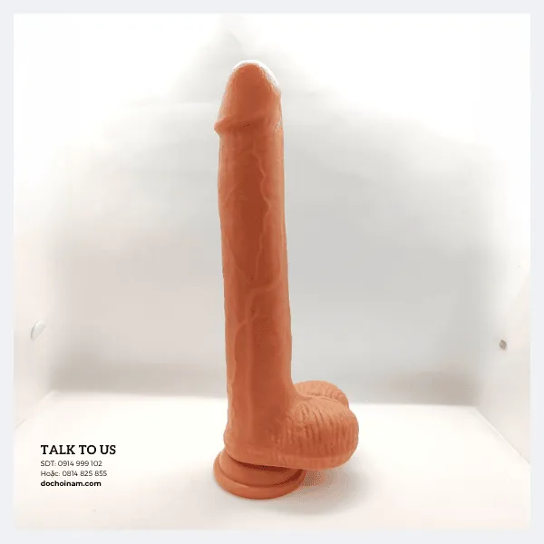 Dương Vật Giả Hít Tường 28cm – Đồ Chơi Tình Dục Cho Gay Gắn Tường Cực Phê - [Quà tặng: Gel bôi trơn 200ml]