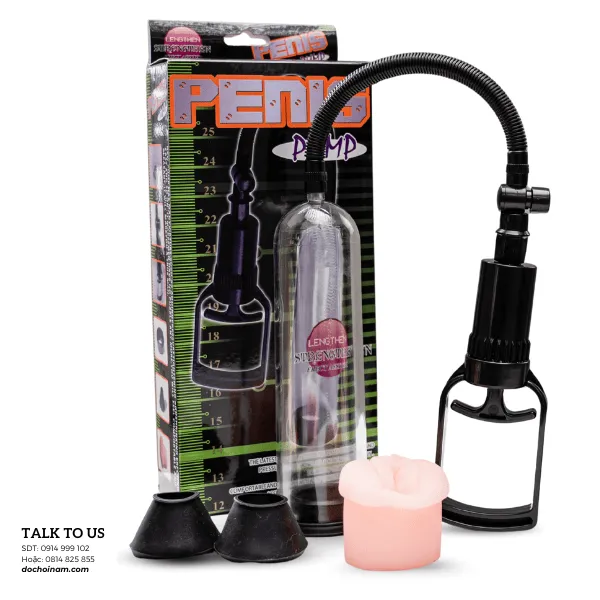 Máy Tập To Dương Vật Penis Pump – Dụng Cụ Hỗ Trợ Tăng Kích Thước Nam Giới