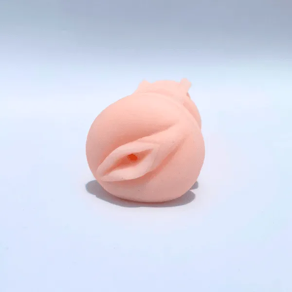 Cốc thủ dâm Qing cho nam, mềm mại, chân thật, hình âm đạo, giá rẻ, dễ vệ sinh - Xanh dương - [Quà tặng: Gel bôi trơn 200ml]