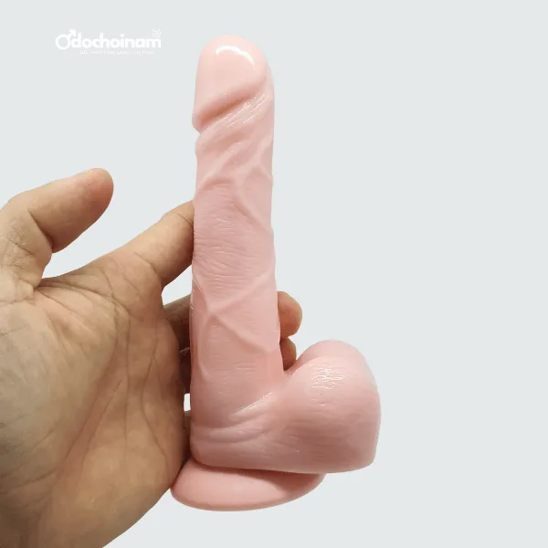 Dương vật giả rung hít tường, hít sàn 16cm - [Quà tặng: Gel bôi trơn 200ml]