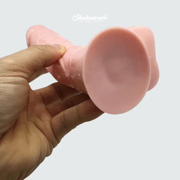 Dương vật giả hít tường, hít sàn 16cm - [Quà tặng: Gel bôi trơn 200ml] 