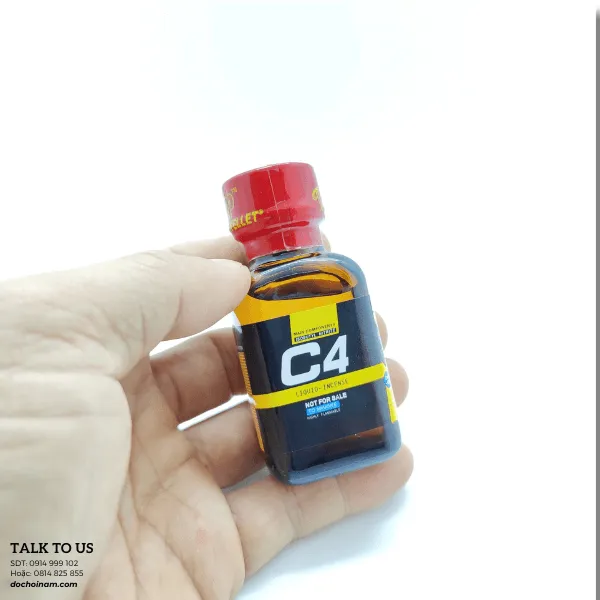 Popper 30ml  C4 Vàng– Giải pháp cho trải nghiệm tình dục thăng hoa