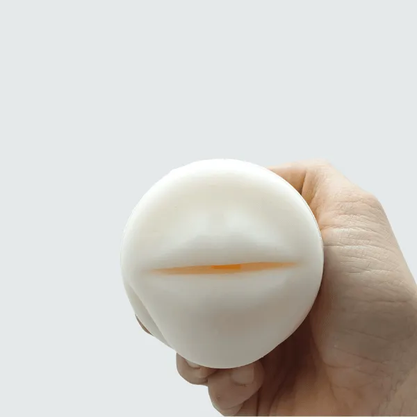 Cốc thủ dâm Snail Cup Golden Star cầm tay cho nam -  Phiên bản đôi môi [Quà tặng: Gel bôi trơn 200ml] 