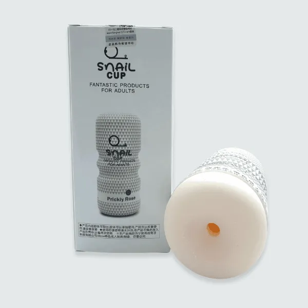 Cốc thủ dâm Snail Cup Prickly Rose cầm tay cho nam -   Phiên bản lỗ hậu môn [Quà tặng: Gel bôi trơn 200ml] 