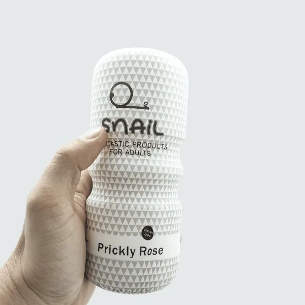 Cốc thủ dâm Snail Cup Prickly Rose cầm tay cho nam -   Phiên bản lỗ hậu môn [Quà tặng: Gel bôi trơn 200ml] 