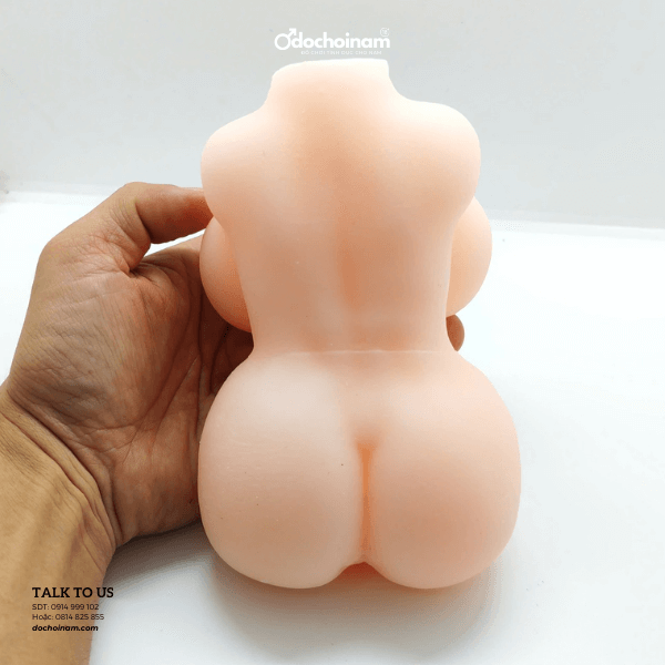 Âm Đạo Bán Thân Mini Silicon – Cảm Giác Thật - Quà tặng: Gel bôi trơn 200ml] 