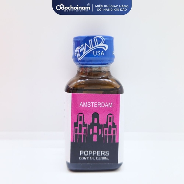 Popper 30ml Amsterdam– Hương thơm cuốn hút, hiệu quả nhanh chóng 