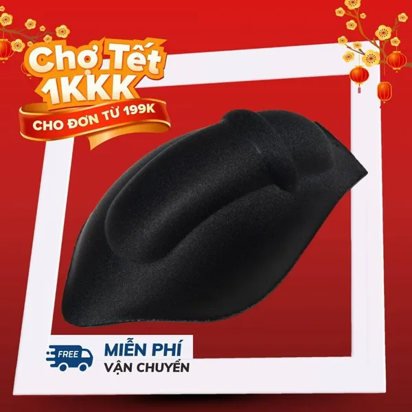 Miếng Độn Dương Vật Nam Mút Xốp Tạo Hiệu Ứng To Hơn – Kích Thước 14x9.5cm