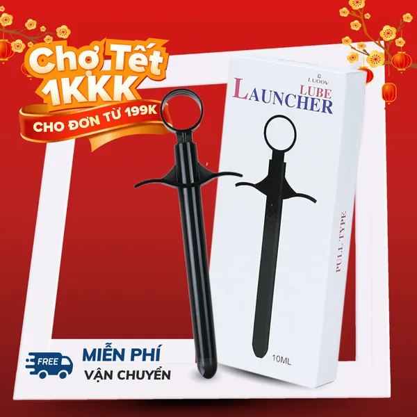 Dụng Cụ Bơm Gel Vệ Sinh Hậu Môn Dạng Xi Lanh Nhựa ABS An Toàn, Tiện Lợi Cho Nam Nữ (1)