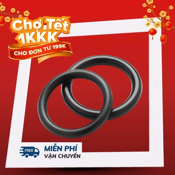 Bộ Vòng Đeo 2 Cái Cao Su Cho Nam – Kéo Dài Thời Gian Quan Hệ, Cương Cứng Lâu - SẢN PHẨM 1K