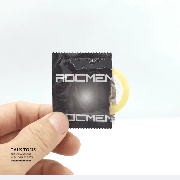 Bao Cao Su Rocmen Long Shock – Gân Gai Kéo Dài Cuộc Yêu (Hộp 12 Cái)