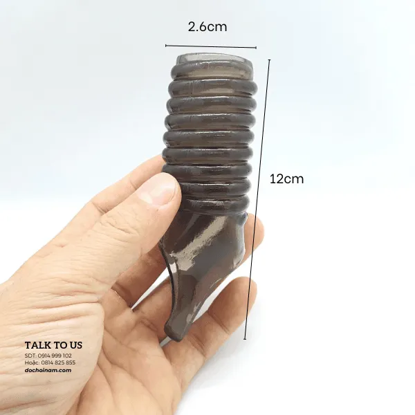 Bao Cao Su Đôn Dên Hở Đầu Tảo Xoắn – Tăng Kích Thước & Kéo Dài Sung Sướng