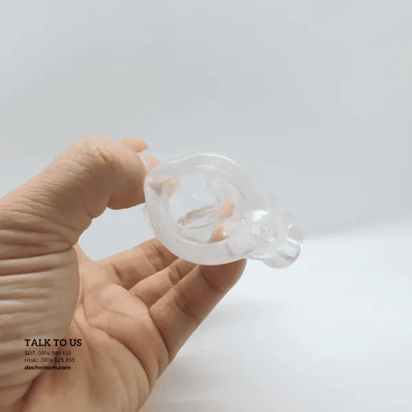 Bao Đôn Silicone Mềm Mại Trong Suốt – Hỗ Trợ Nam Giới & Tăng Khoái Cảm 