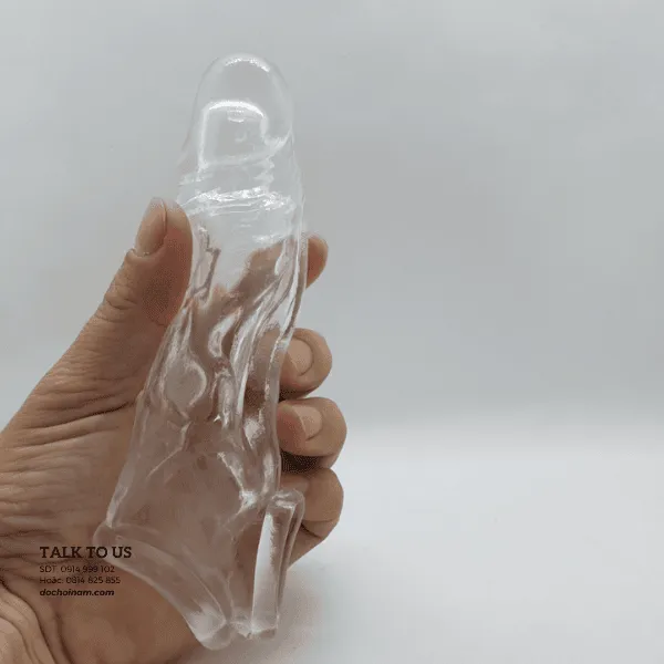 Bao Đôn Silicone Mềm Mại Trong Suốt – Hỗ Trợ Nam Giới & Tăng Khoái Cảm 