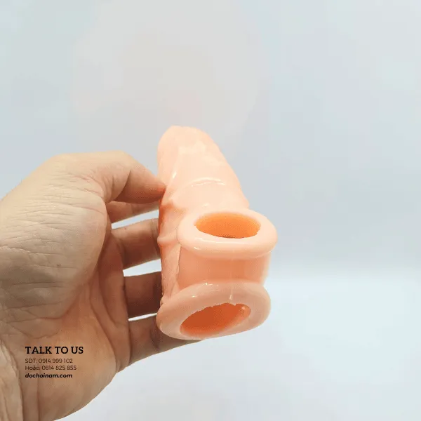 Bao Đôn Silicone Mềm Mại Màu Da - Giúp tăng kích thước dương vật cho nam giới