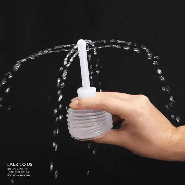 Bình Vệ Sinh Hậu Môn Cầm Tay Bóp Tay Tiện Lợi - Dụng Cụ Vệ Sinh An Toàn Cho Nam (1)