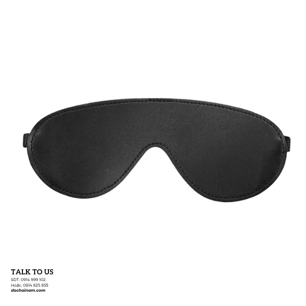 Bịt Mắt BDSM Da PU Che Kín – Phụ Kiện Tình Yêu Kích Thích, Quyến Rũ