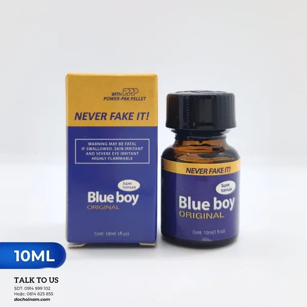 Popper 10ml Blue Boy Original tăng cảm giác khoái cảm