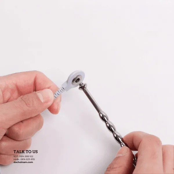 Bộ Đồ Chơi Tình Dục Điện Xung BDSM – Que Sounding & Plug Hậu Môn Inox Kích Thích Mạnh - [Quà tặng: Gel bôi trơn 200ml]