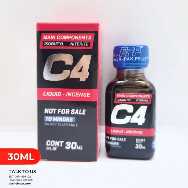 Popper 30ml  C4 Đỏ