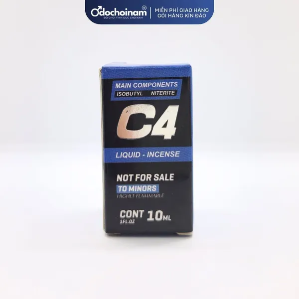 Popper 10ml C4 Liquid Incense tăng cảm giác phấn khích