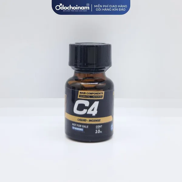 Popper 10ml C4 Liquid - Incense tăng cảm giác hưng phấn