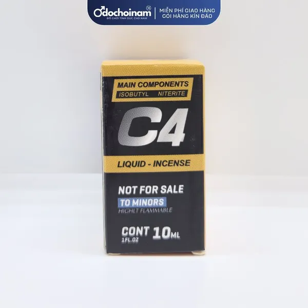 Popper 10ml C4 Liquid - Incense tăng cảm giác hưng phấn