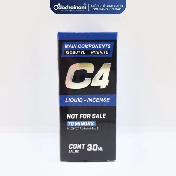 Popper 30ml  C4 Xanh – Hỗ trợ thư giãn và tăng cảm xúc mãnh liệt