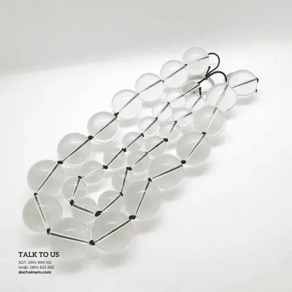 Chuỗi hạt pha lê fisting hậu môn - Đồ chơi Fisting BDSM cho nam [Quà tặng: Gel bôi trơn 200ml] 