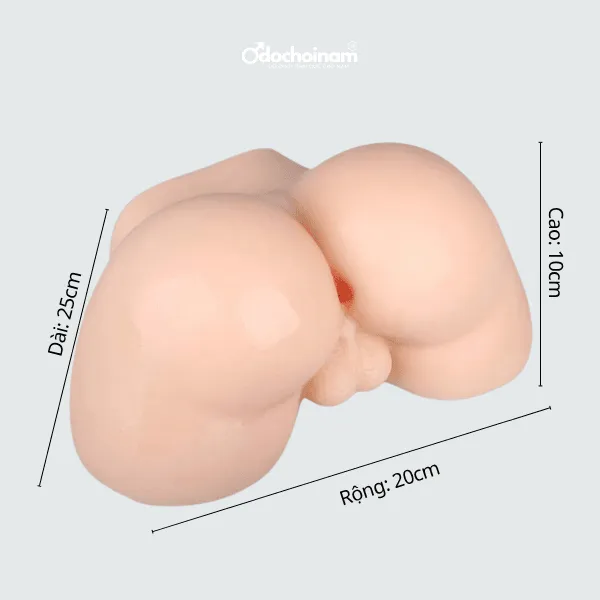 Mông nam giả cao cấp size to, trọng lượng 2.2kg  - [Quà tặng: Gel bôi trơn 200ml] 