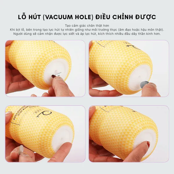 Cốc thủ dâm Snail Cup Daisy Touch cầm tay cho nam -  Phiên bản âm đạo [Quà tặng: Gel bôi trơn 200ml] 