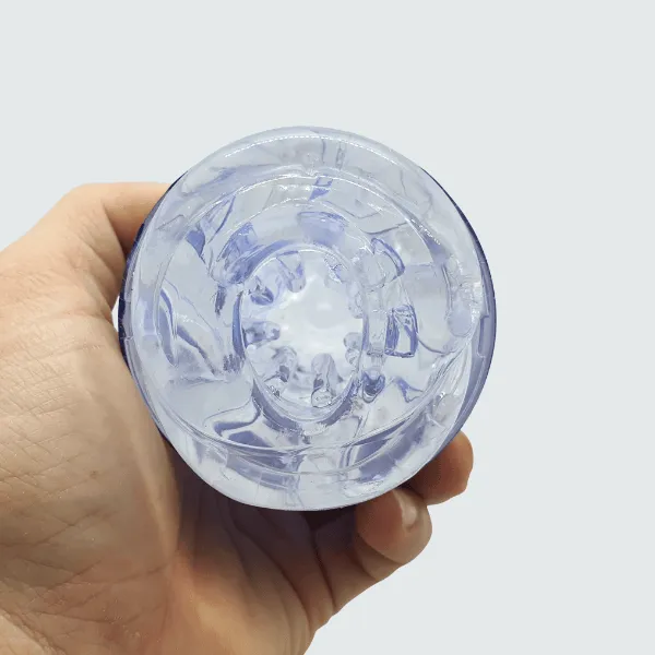 Cốc thủ dâm cầm tay Snail Cup trong suốt cho nam -  Xanh dương [Quà tặng: Gel bôi trơn 200ml] 