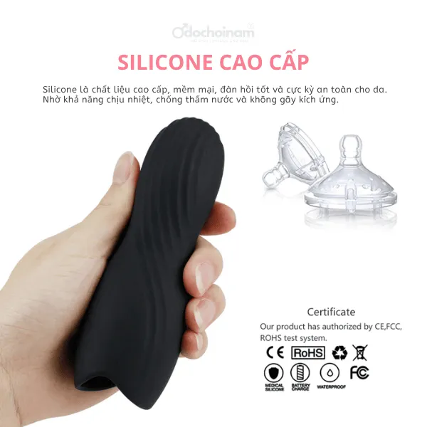 Cốc Rung Thần Kỳ, rung 10 chế độ kích thích dương vật cho nam  -  [Quà tặng: Gel bôi trơn 200ml] 