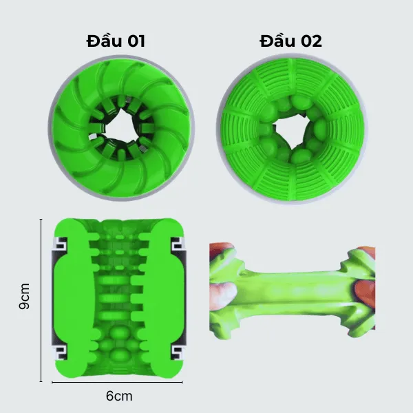 Cốc thủ dâm hai đầu Through cho nam - [Quà tặng: Gel bôi trơn 200ml] 