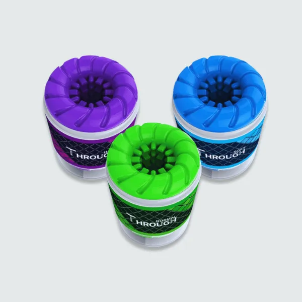 Cốc thủ dâm hai đầu Through cho nam - [Quà tặng: Gel bôi trơn 200ml] 