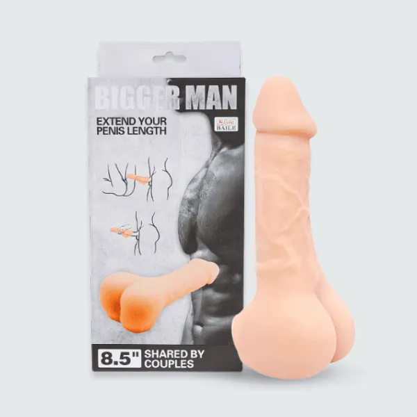 Cốc thủ dâm và bao đôn cu  BIGGER MAN – 2 trong 1 -  [Quà tặng: Gel bôi trơn 200ml] 