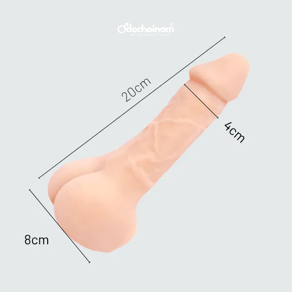 Cốc thủ dâm và bao đôn cu  BIGGER MAN – 2 trong 1 -  [Quà tặng: Gel bôi trơn 200ml] 