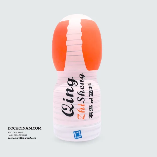 Cốc thủ dâm Qing cho nam, mềm mại, chân thật, hình âm đạo, giá rẻ, dễ vệ sinh - [ Quà tặng: Gel bôi trơn 200ml]