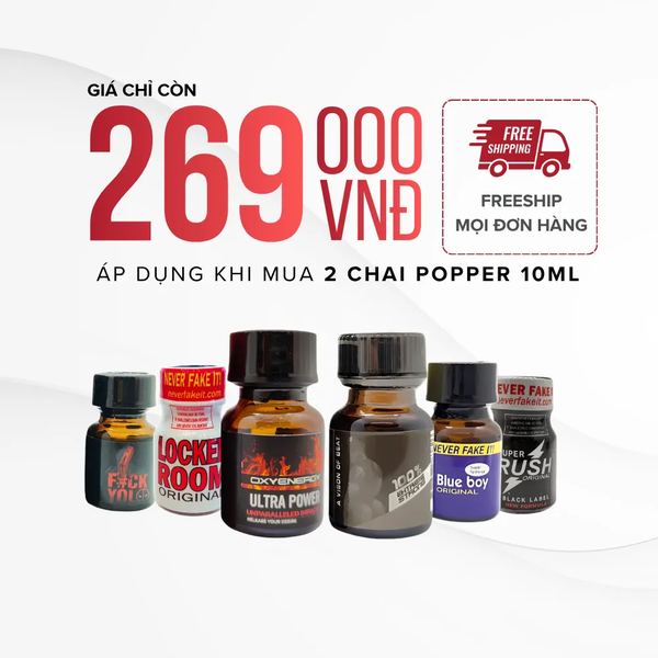 COMBO 2 CHAI POPPER 10ML - SIÊU TIẾT KIỆM