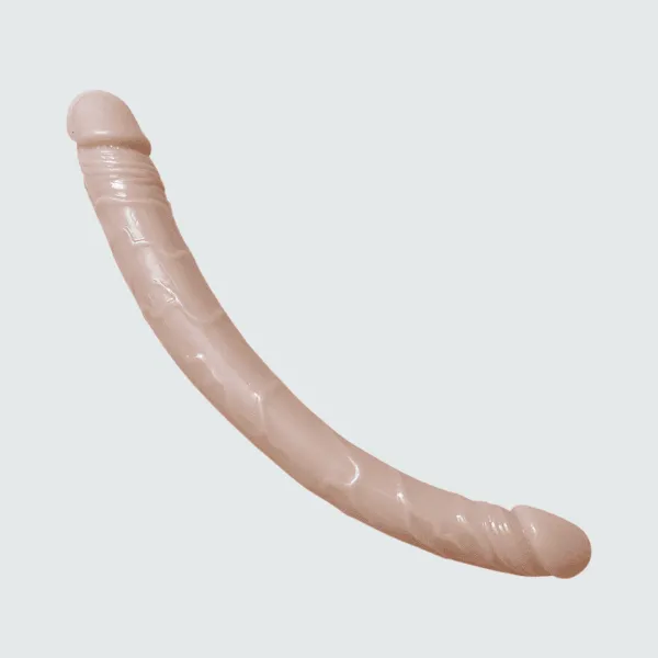 Cu Giả Hai Đầu Silicon Mềm 40cm – Đồ Chơi Tình Dục Cho Gay, Les – Kèm Gel Bôi Trơn 200ml