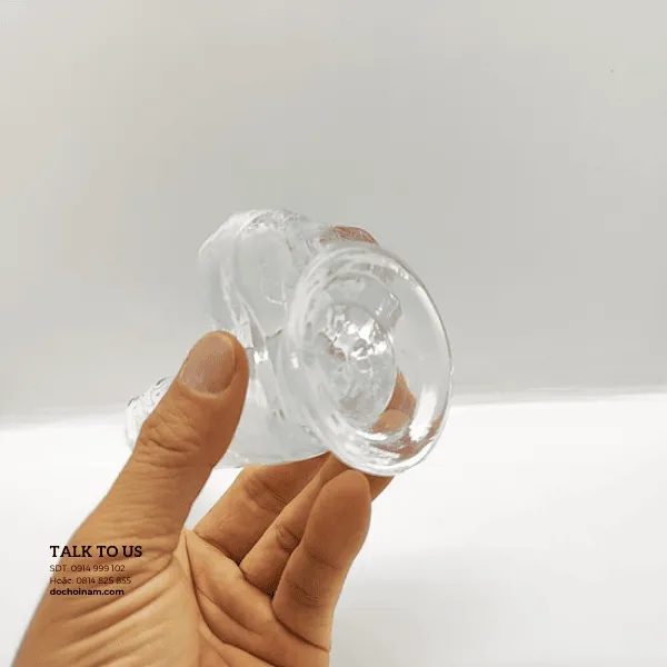 Dương Vật Giả Trong Suốt 14cm Hít Tường – Cu Giả Gắn Tường Mềm Dẻo, Sexy, Đồ Chơi Tình Dục Cho Gay- [Quà tặng: Gel bôi trơn 200ml] 