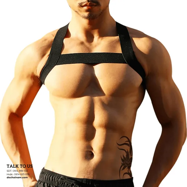 Combo 2 Đai Ngực Nam Sexy BDSM – Phụ Kiện Harness Thời Trang Cực Quyến Rũ
