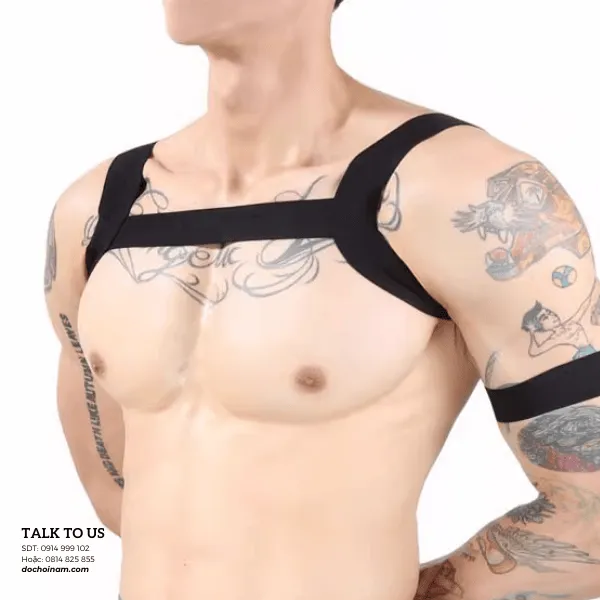 Combo 2 Đai Ngực Nam Sexy BDSM – Phụ Kiện Harness Thời Trang Cực Quyến Rũ