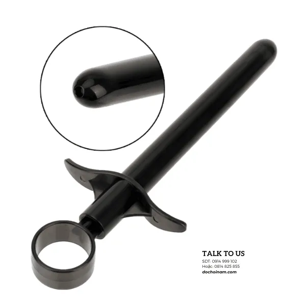 Dụng Cụ Bơm Gel Vệ Sinh Hậu Môn Dạng Xi Lanh Nhựa ABS An Toàn, Tiện Lợi Cho Nam Nữ